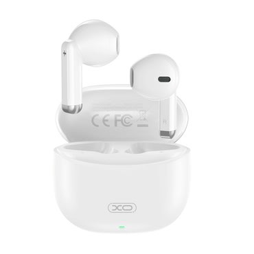 Bežične slušalice XO "Mini Jade Crystals" - TWS Bluetooth 5.3 slušalice - bijele Bežične slušalice XO "Mini Jade Crystals" - TWS Bluetooth 5.3 slušalice - bijele