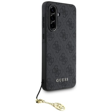 Originalna tvrda TPU maska Guess "Charms" za Samsung Galaxy A56 - crna