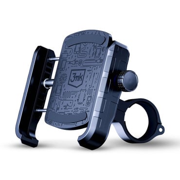 Držač za telefon 3mk Steel Bike Holder, primjeren za bicikl, sa zaštitom od vibracija, prilagođavanjem kuta i elegantnim dizajnom - crni Držač za telefon 3mk Steel Bike Holder, primjeren za bicikl, sa zaštitom od vibracija, prilagođavanjem kuta i elegantnim dizajnom - crni
