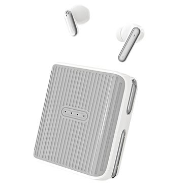 Bluetooth slušalice TuneBox 2u1 - duple TWS slušalice za svaku priliku - shadow white Bluetooth slušalice TuneBox 2u1 - duple TWS slušalice za svaku priliku - shadow white