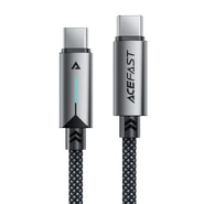 Pleteni USB-C u USB-C kabel za punjenje i prijenos podataka Acefast "C19" za brzo punjenje 60W - 1.2m - crni