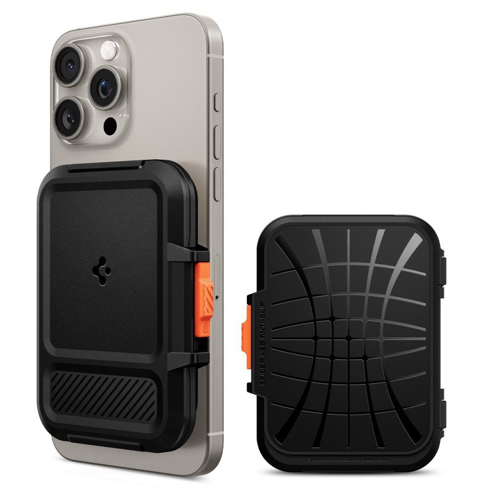 Univerzalni magnetni džep za kartice Spigen Lock Fit MagSafe - crni