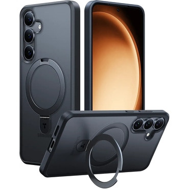 Premium maska Torras "Ostand Pro" za Samsung Galaxy S25 - crna