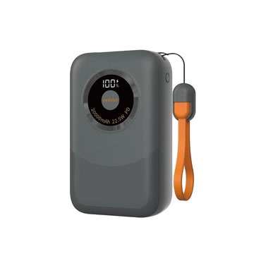 Powerbank Dudao K21Pro Mini 22.5W s kapacitetom 20000mAh, LED zaslonom i brzim punjenjem - sivi
