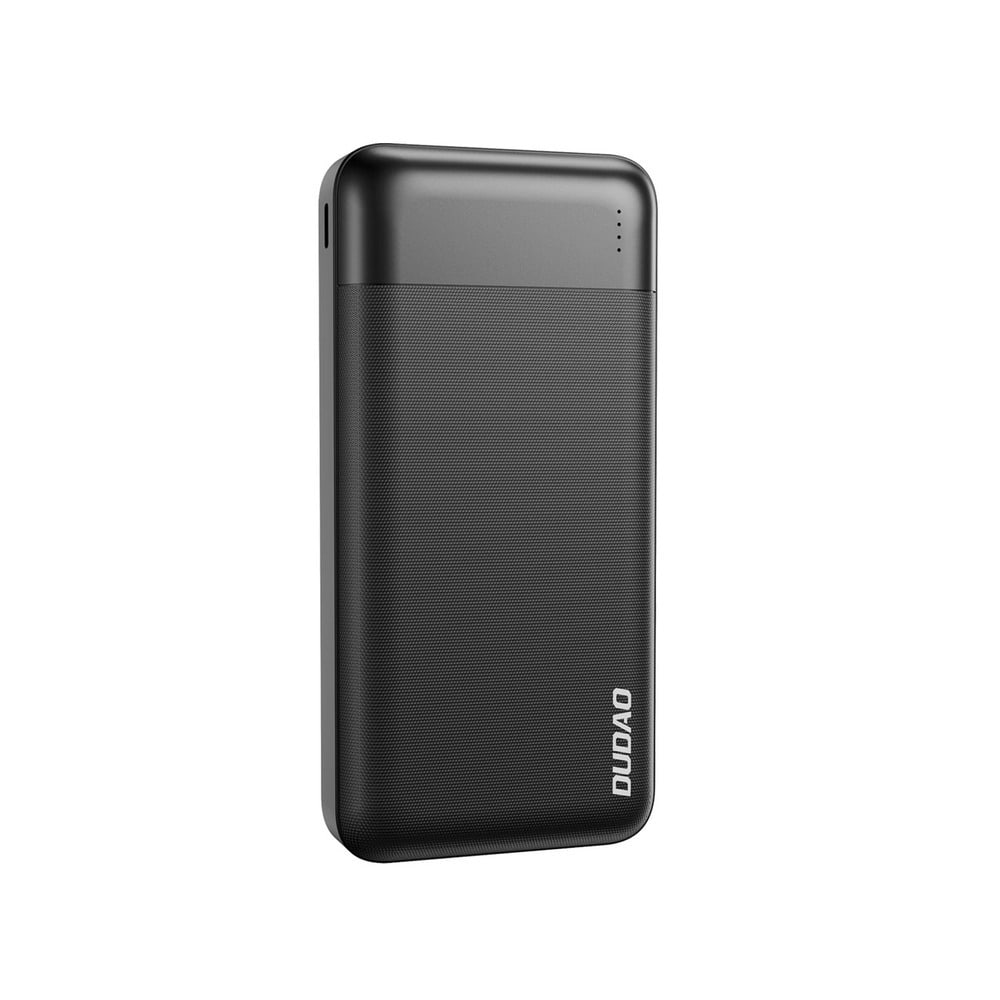Powerbank Dudao K18 Pros 20000mAh kapacitetom, USB-A, USB-C i Micro USB priključcima te mogućnosti punjenja dva uređaja - crni