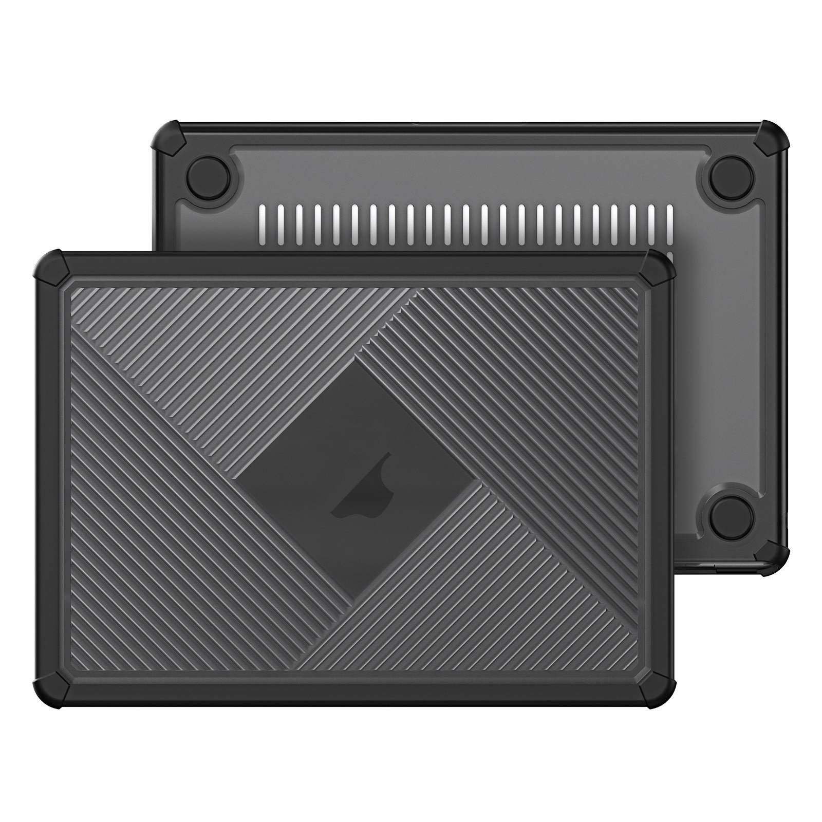 Premium maska Dux Ducis LCGH s pojačanim rubovima za MacBook Air 13" (A2681, A3113) - crna