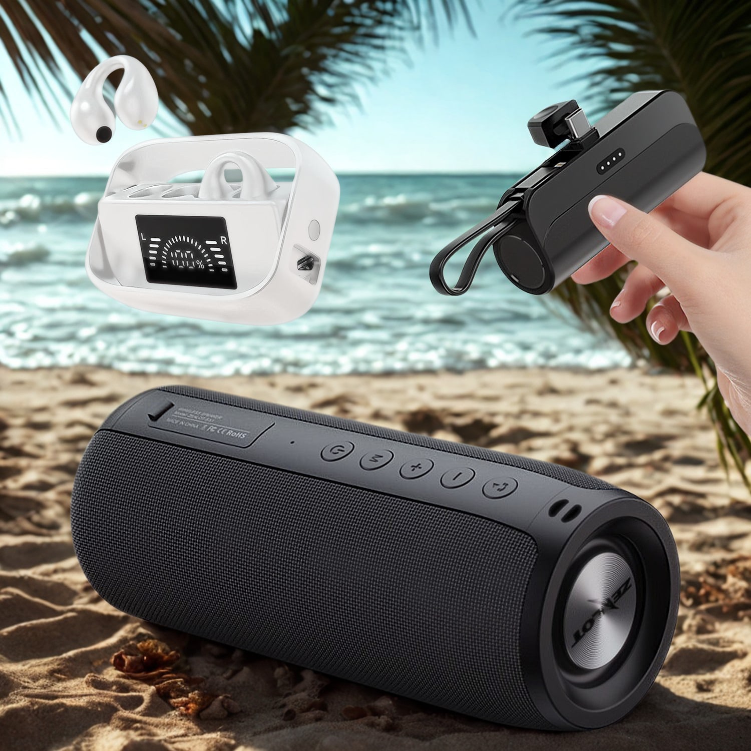Travel Sound - Komplet za odličan zvuk i punu bateriju za bezbrižno putovanje