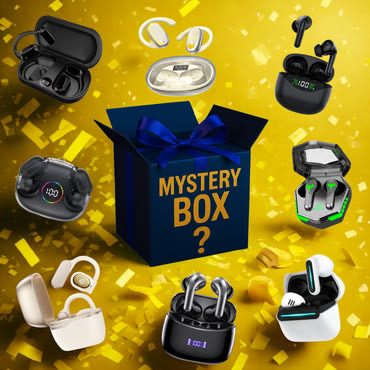 Mystery Buds - Paket triju različitih bežičnih slušalica ukupne vrijednosti 50 €+ po ludo povoljnoj cijeni Mystery Buds - Paket triju različitih bežičnih slušalica ukupne vrijednosti 50 €+ po ludo povoljnoj cijeni