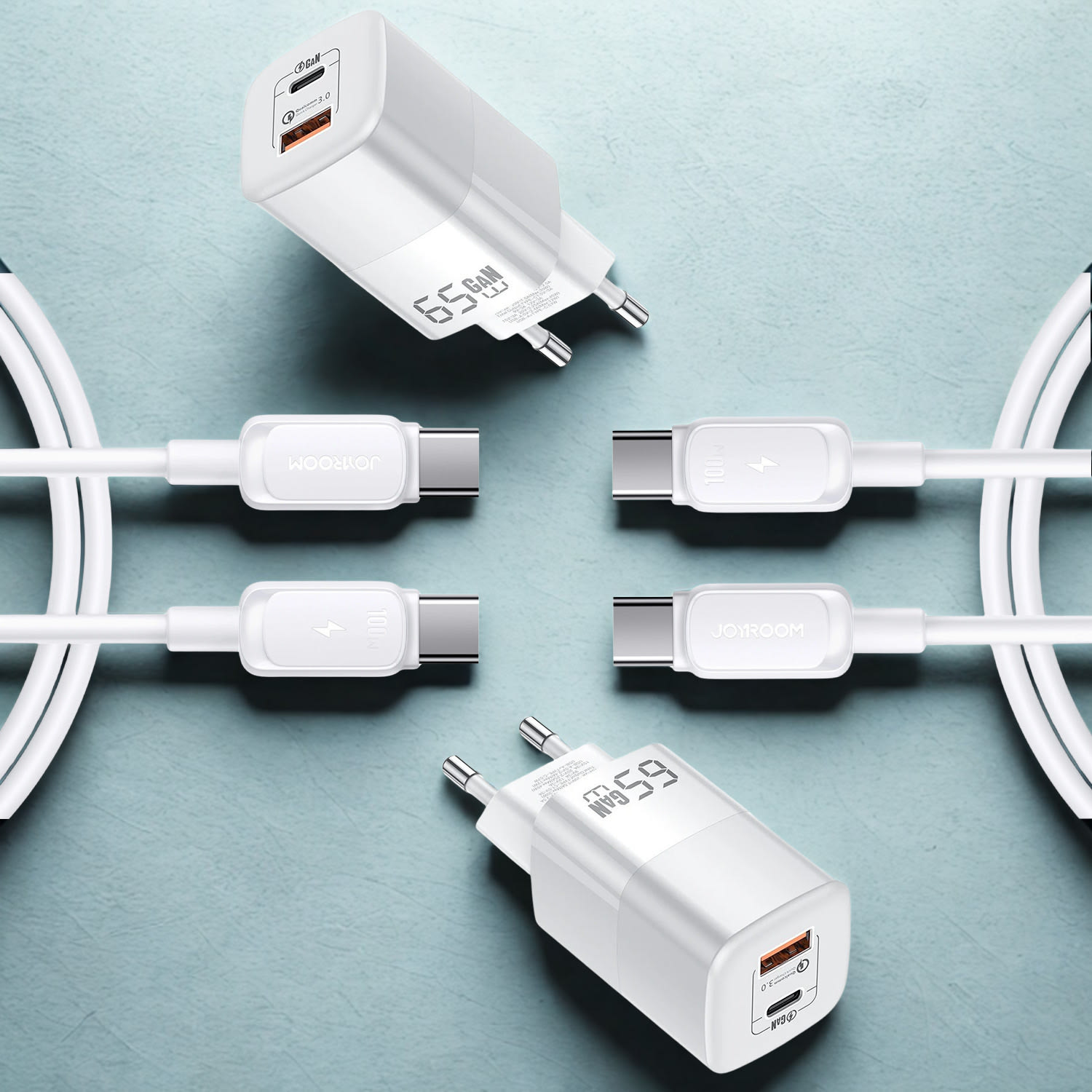 Power Duo GaNForce 65W - - Dupla snaga za brzo punjenje svih uređaja s vrhunskom tehnologijom bez pregrijavanja