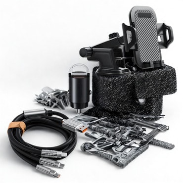 Power Traveler- Brzi autopunjač, 3u1 kabel i univerzalni držač za bezbrižno i sigurno putovanje