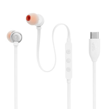 In-Ear slušalice JBL "Tune 310C" Pure Bass s USB-C priključkom - white