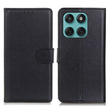 Torbica "Litchi" za Motorola Edge 60 / Edge 60 Fusion - crna Torbica "Litchi" za Motorola Edge 60 / Edge 60 Fusion - crna