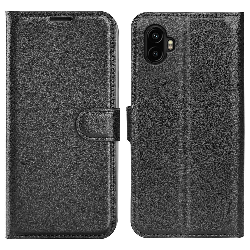 Torbica "Litchi" za Samsung Galaxy Xcover 7 Pro - crna