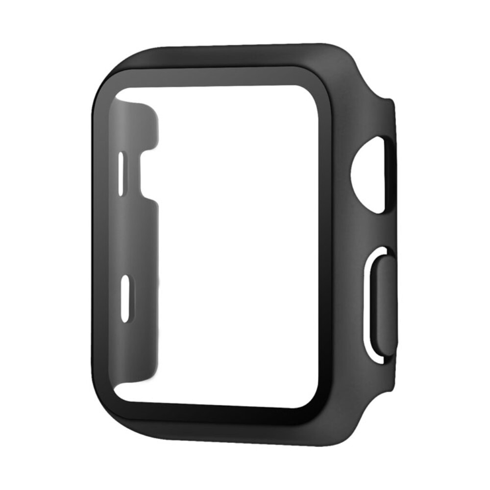 Čvrsta maska sa zaštitnim staklom za Apple Watch Series 10 (42mm) - crna