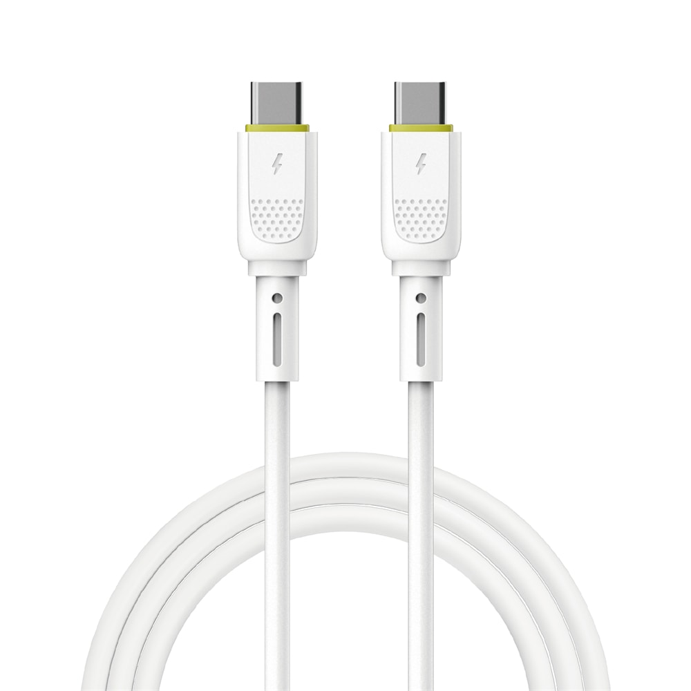 USB-C u Lightning pleteni kabel WIWU "C034" s PD punjenjem 60W i prijenosom podataka - 1,2m - bijeli