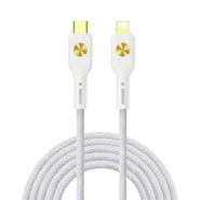 USB-C u Lightning pleteni kabel WIWU "C035" s PD punjenjem 30W i prijenosom podataka - 1,2m - bijeli