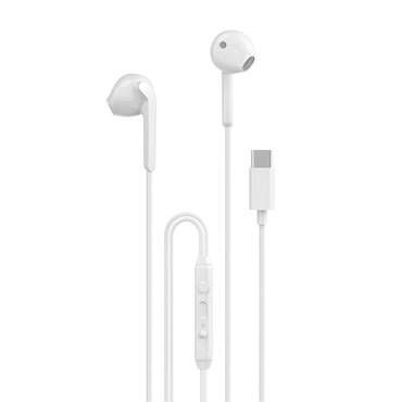 In-ear slušalice Dudao X3C s USB-C i upravljačem na kablu - 1.2m - bijele