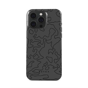 Premium maska Burga Tough "Black Rock" za iPhone 15 Pro