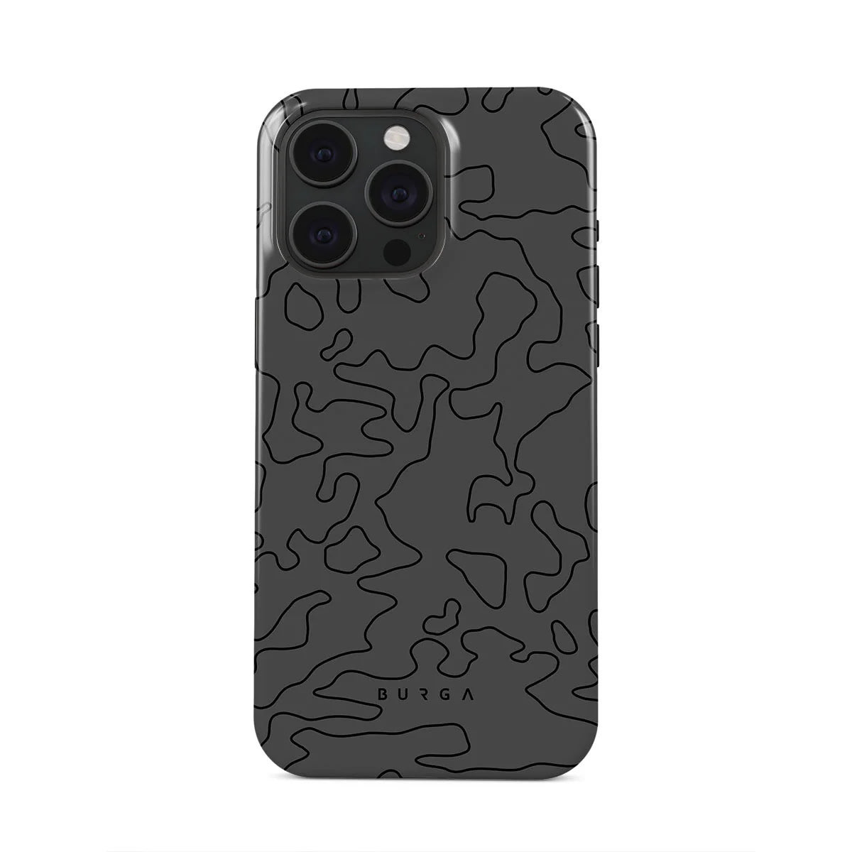 Premium maska Burga Tough "Black Rock" za iPhone 15 Pro Max
