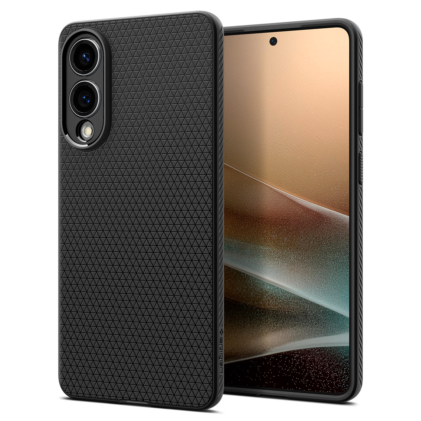 Maska Spigen "Liquid Air" za Samsung Galaxy S25 Edge - matte black