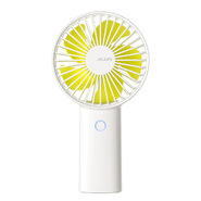 Premium prijenosni mini ventilator JisuLife "Life3" s USB punjenjem i tri brzine - bijeli Premium prijenosni mini ventilator JisuLife "Life3" s USB punjenjem i tri brzine - bijeli