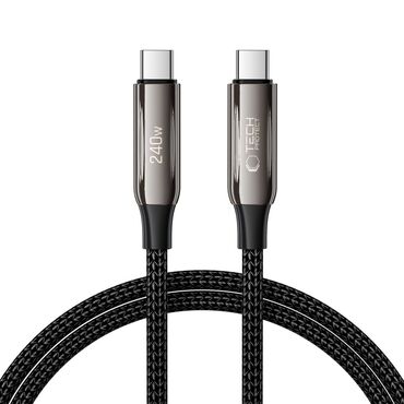 USB-C u USB-C kabel Tech-Protect "UltraBoost 10T" s PD 240W i QC 4.0 punjenjem te 480 Mbps prijenosom podataka - 2m - crni USB-C u USB-C kabel Tech-Protect "UltraBoost 10T" s PD 240W i QC 4.0 punjenjem te 480 Mbps prijenosom podataka - 2m - crni