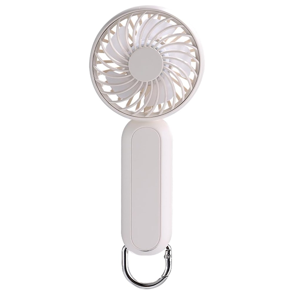Premium prijenosni ventilator Techsuit "Handheld" iznimno mali i s tri brzine - bijeli