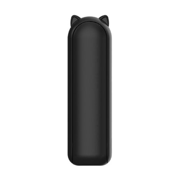 Premium prijenosni ventilator Techsuit "Mini Cat" s tri brzine i power bankom s kapacitetom 2000 mAh - crni Premium prijenosni ventilator Techsuit "Mini Cat" s tri brzine i power bankom s kapacitetom 2000 mAh - crni