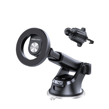 Premium 2u1 nosač Mobile Origin "MO21" za ventilacijski utor i armaturnu ploču za sve uređaje-crni