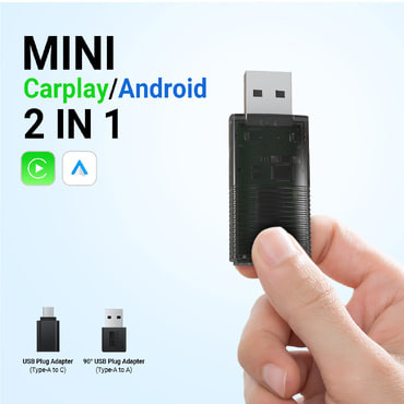 Ottocast Mini bežični CarPlay / Android Auto adapter za automatsko povezivanje vozila i telefona bez kabela – USB-A ili USB-C Ottocast Mini bežični CarPlay / Android Auto adapter za automatsko povezivanje vozila i telefona bez kabela – USB-A ili USB-C