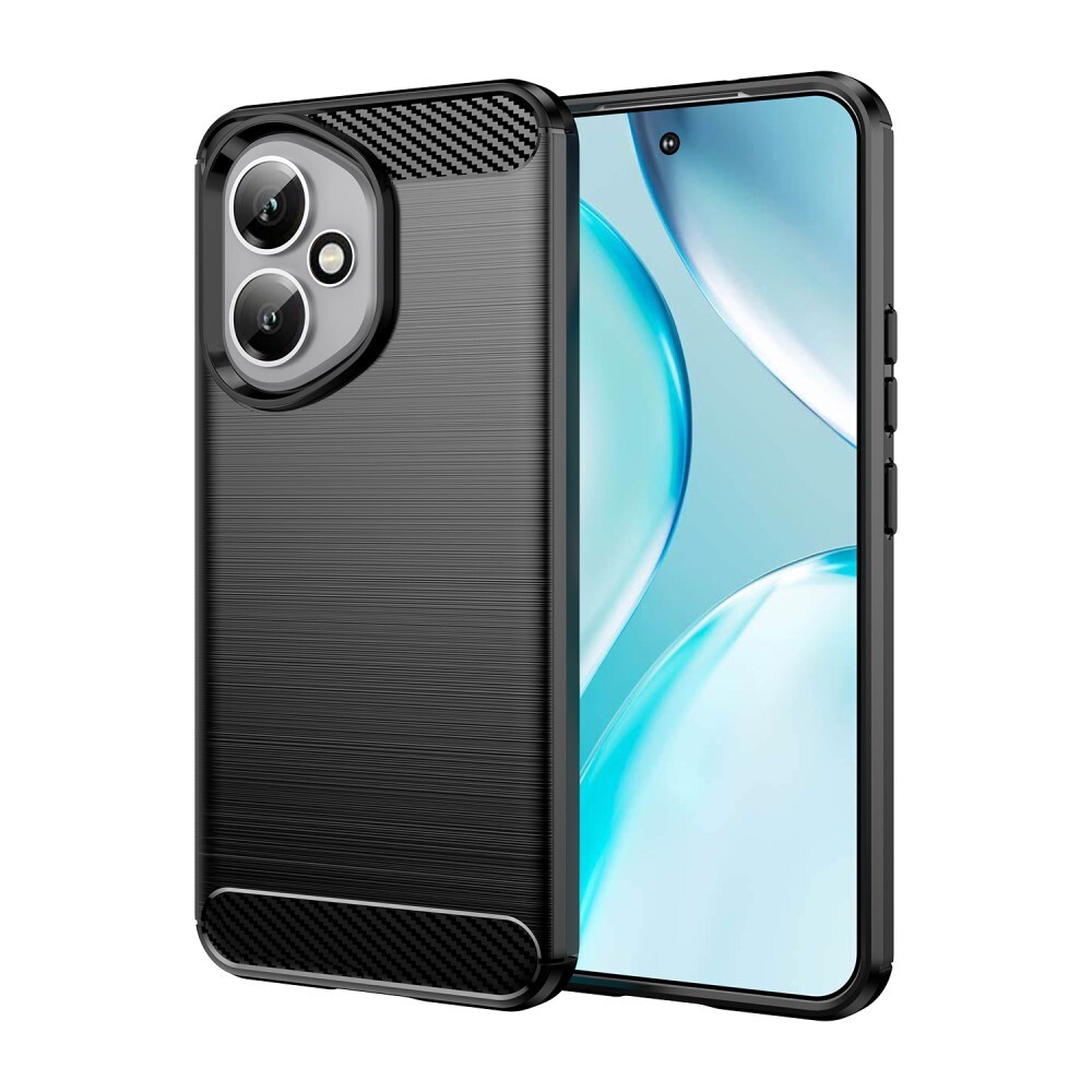 TPU gel maska "Brushed Carbon" za Honor 400 - crna