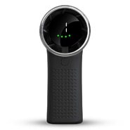 Premium prijenosni ventilator Techsuit "Mini Hand Fan" s LED zaslonom i pet brzina - crni