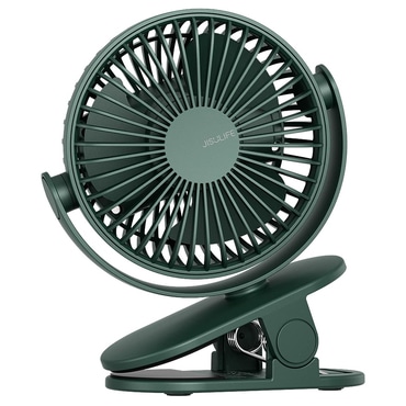 Prijenosni mini ventilator JisuLife "ClipOn" sa sponkom, stalkom i  rotacijom od 360 stupnjeva - green