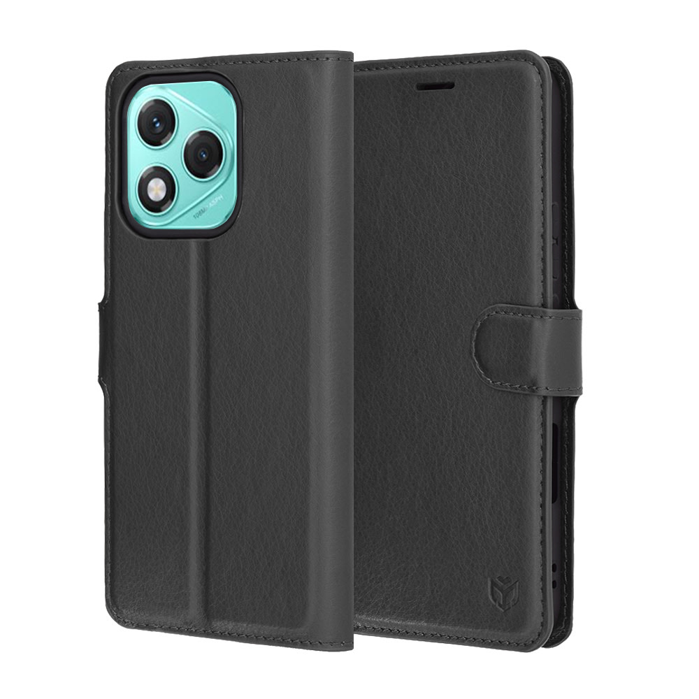 Torbica Techsuit "Leather Folio" za Honor 400 Lite - crna