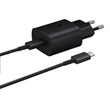 Originalni Samsung zidni punjač s USB-C ulazom EP-TA800B 25W i USB-C u USB-C kablom- crni (bulk)