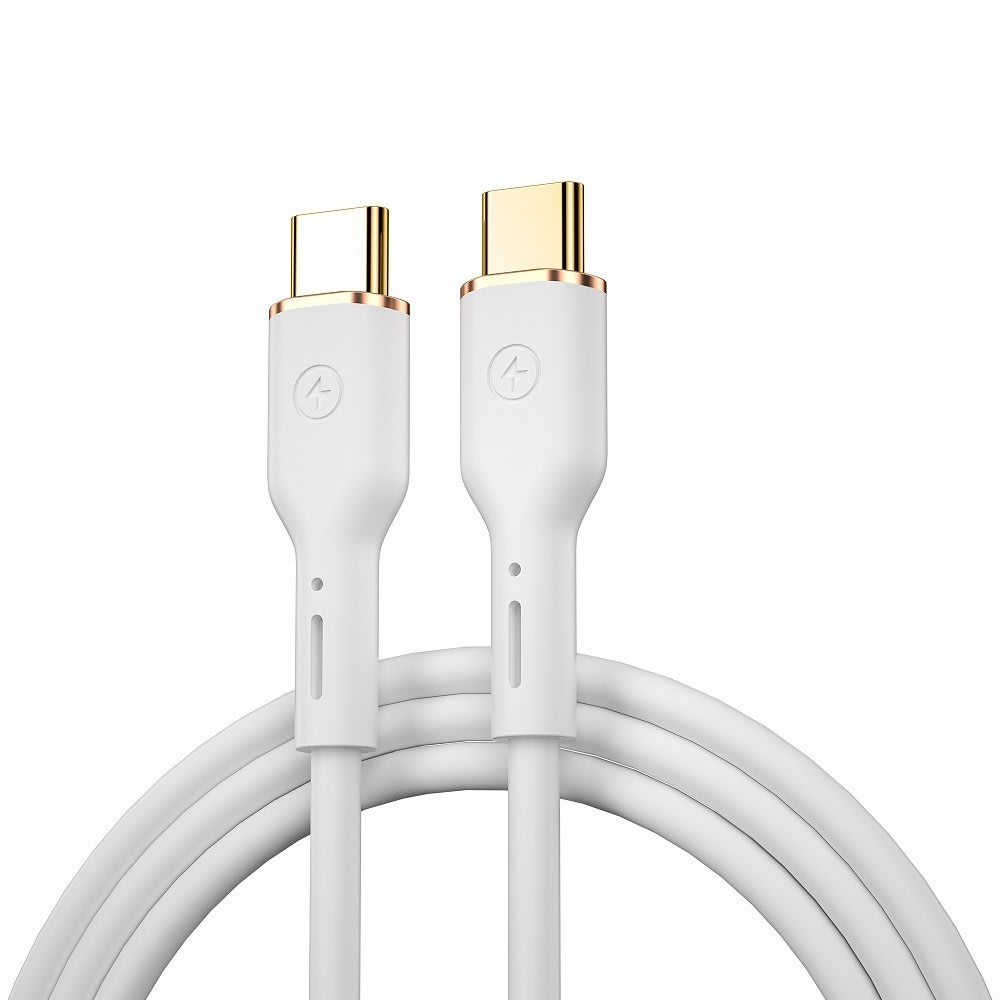 USB-C u USB-C kabel WIWU "YQ02" s punjenjem do 100W i brzim prijenosom podataka - 1.2 m - bijeli