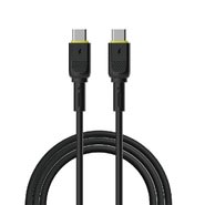 USB-C u USB-C kabel WIWU "C034" s punjenjem do 60W poveziv s uređajima koji podupiru Power delivery - 1.2 m - crni