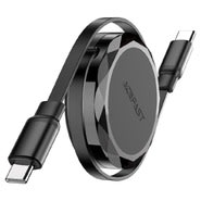Retrakcijski USB-C kabel Acefast C13-03 s 60W punjenjem - 0.8m - crni