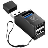 USB proširena stanica TechSuit "Echolink H11" s 1x USB 3.0 i 2x USB 2.0 priključcima za brzo i praktično povezivanje - crna