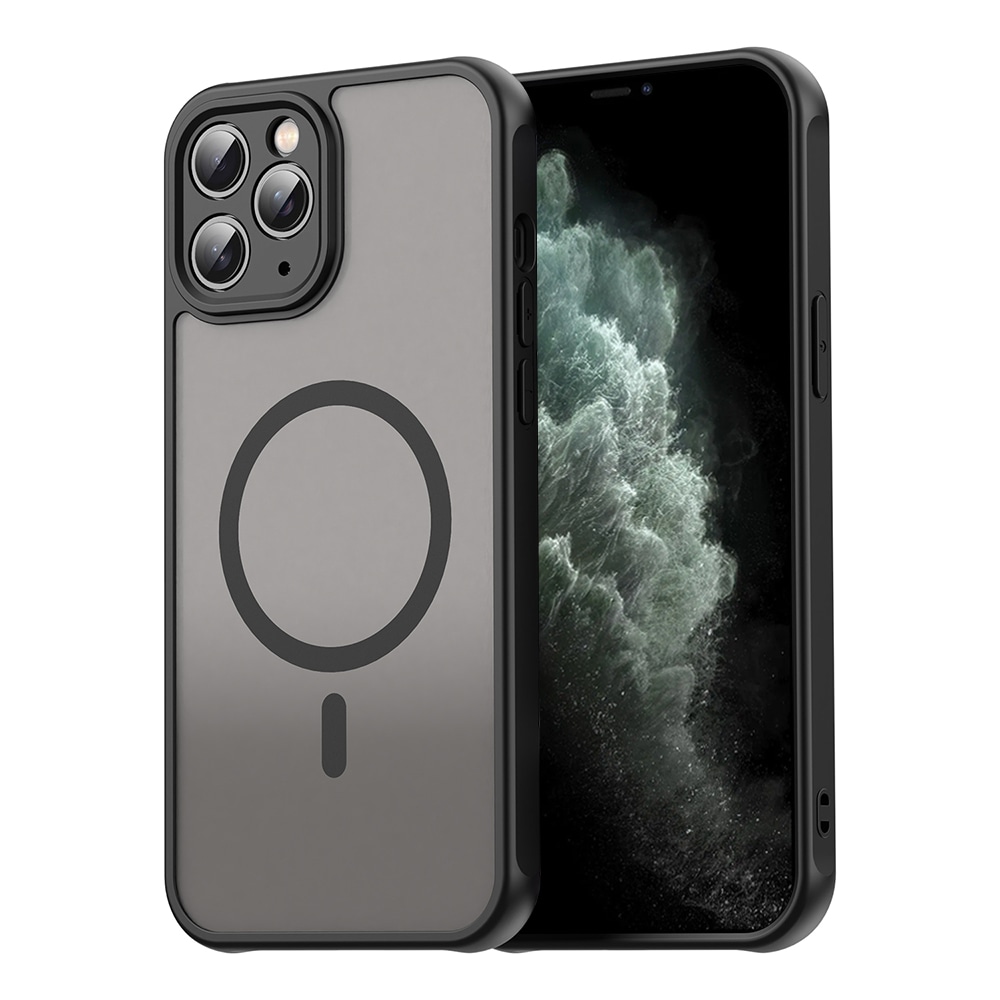 Hibridna maska "HaloFrost II MagSafe" za iPhone 11 Pro Max - black