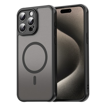 Hibridna maska "HaloFrost II MagSafe" za iPhone 15 Pro - black