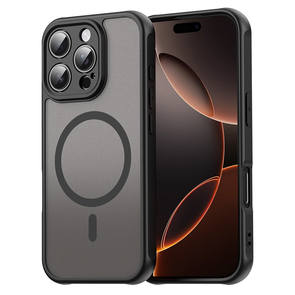 Hibridna maska "HaloFrost II MagSafe" za iPhone 16 Pro - black