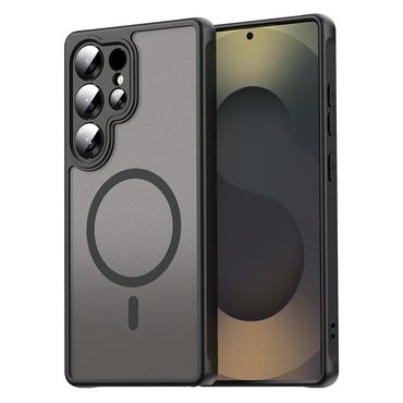 Hibridna maska "HaloFrost II MagSafe" za Samsung Galaxy S25 Ultra - black