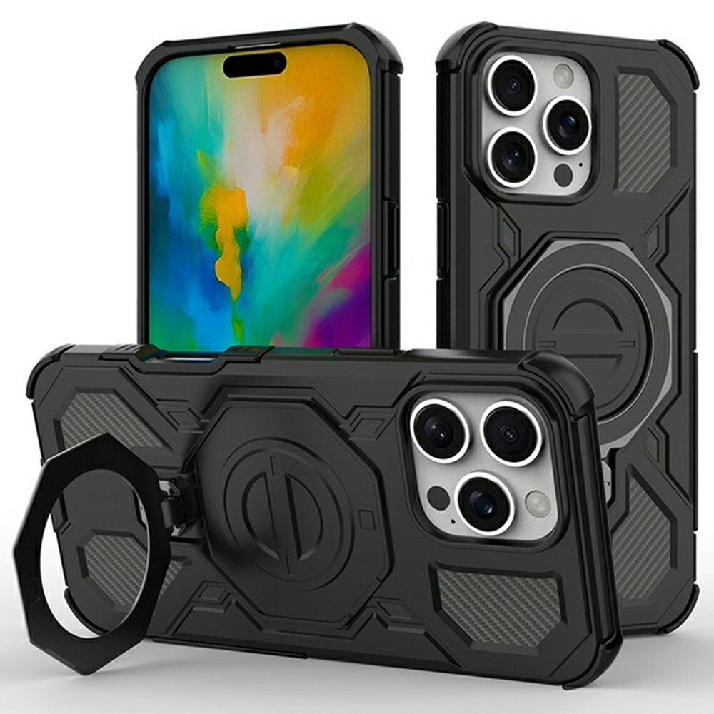 Hibridna maska "Carbon Shield Pro" za iPhone 16 Pro - black