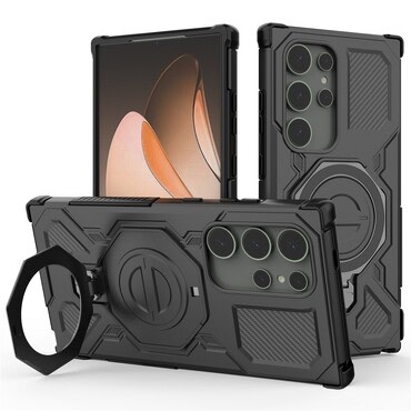 Hibridna maska "Carbon Shield Pro" za Samsung Galaxy S24 Ultra - black