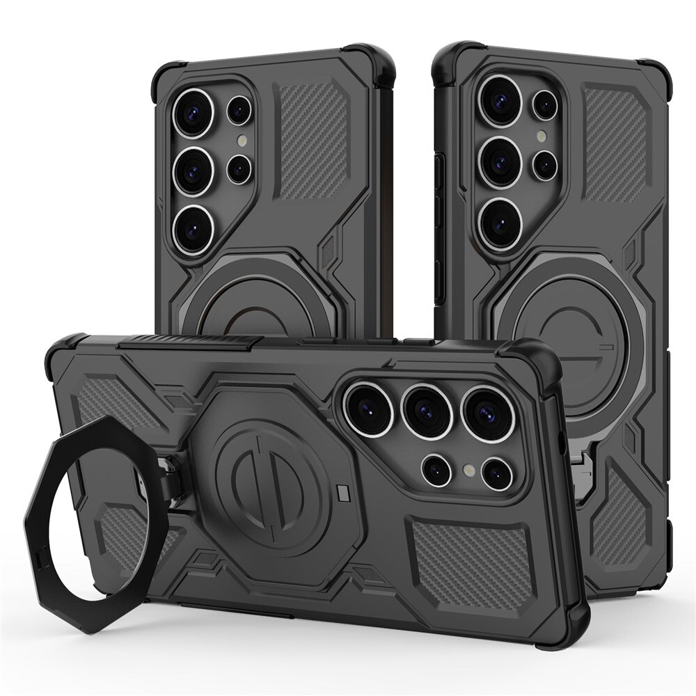 Hibridna maska "Carbon Shield Pro" za Samsung Galaxy S25 Ultra - black
