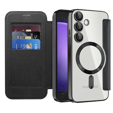 Torbica "SmartMag Book" s MagSafe tehnologijom i RFID novčanikom za Samsung Galaxy S23 FE- black