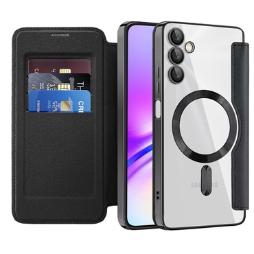 Torbica "SmartMag Book" s MagSafe tehnologijom i RFID novčanikom za Samsung Galaxy A05s - black