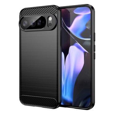 TPU gel maska "Brushed Carbon" za Google Pixel 10 Pro XL -  crna