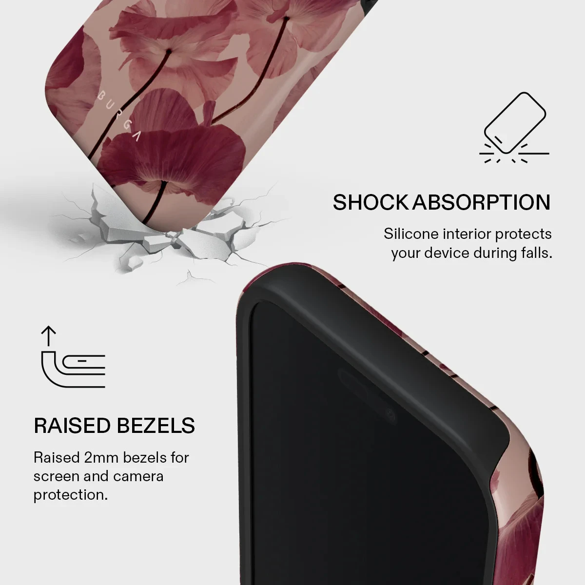 Premium maska Burga Tough MagSafe 